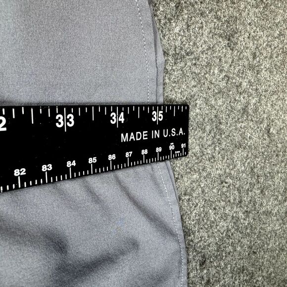 Prana Natassa Dress Women's Small Grya Charcoal Roll Tab Sleeve Shift - Picture 5 of 8